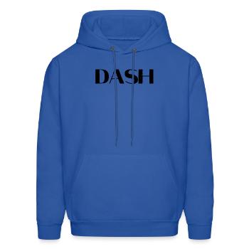 Dash Tee, Cryptoccurency Dash Token Shirt,Gift - Men's Hoodie - royal blue - Front - Elias (183cm)