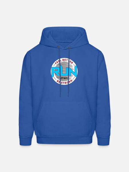 46 run - Men's Hoodie - royal blue