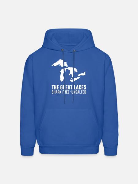 The Great Lakes - Men's Hoodie - royal blue