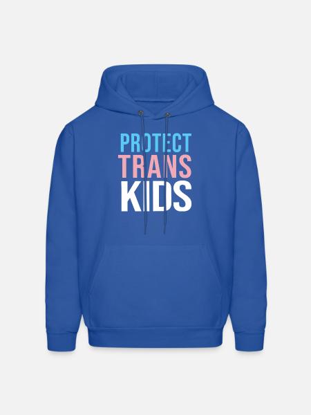 protect trans youth - Men's Hoodie - royal blue