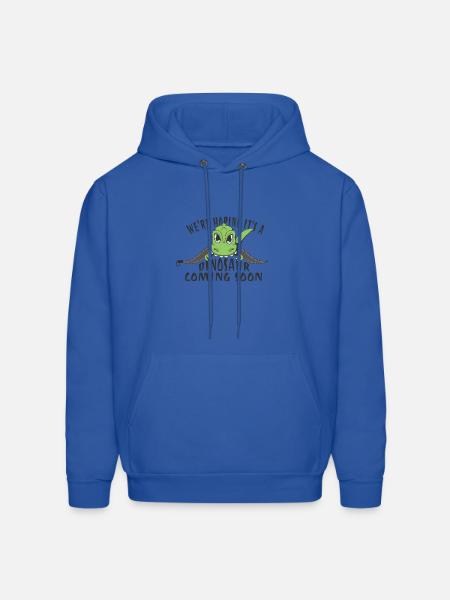 Prehistoric Peekaboo - Men's Hoodie - royal blue