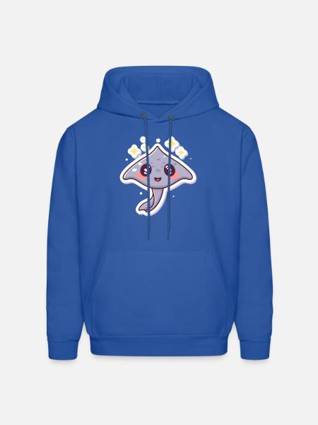 Manta Lover - Men's Hoodie - royal blue