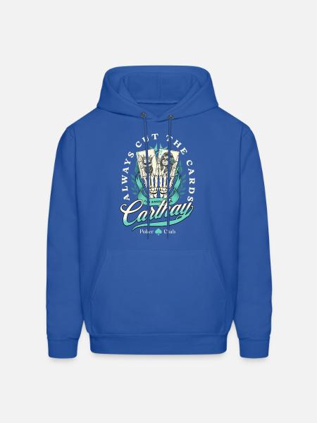 Poker Club - Men's Hoodie - royal blue