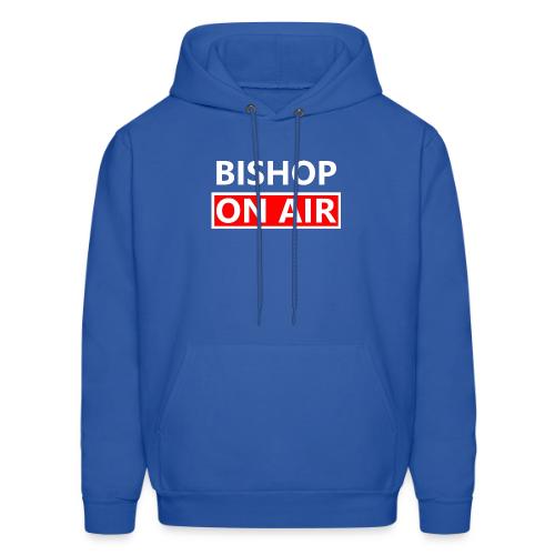 LOGO SQUARE WHITE - Men's Hoodie