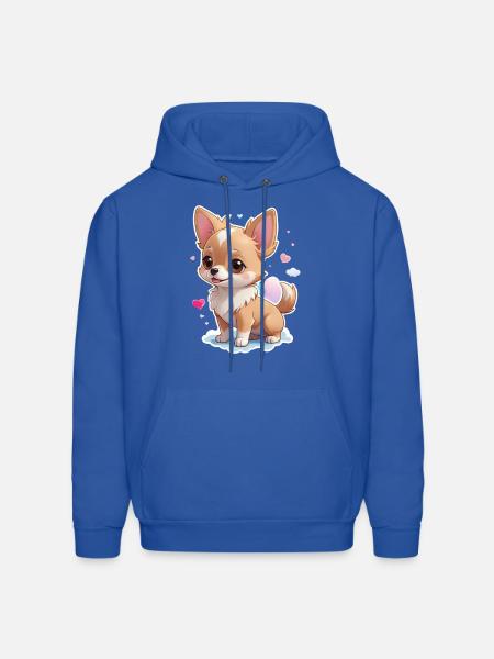 Charming Chihuahua Chic - Men's Hoodie - royal blue