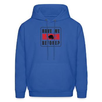have we match before - Men's Hoodie - royal blue - Front - Elias (183cm)