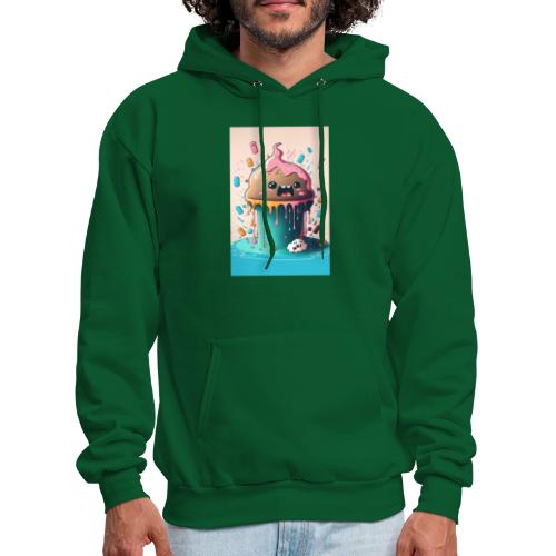 Cake Caricature - January 1st Dessert Psychedelics - Men's Hoodie