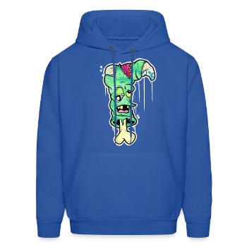 Zombie Sock - Men's Hoodie - royal blue - Front - Elias (183cm)