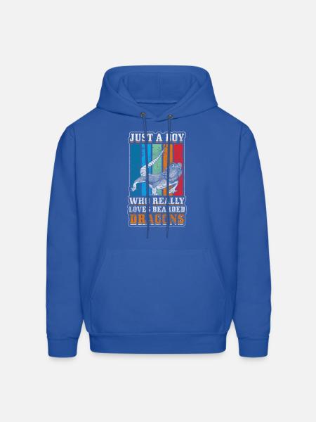 Bearded Dragon Salamander - Men's Hoodie - royal blue