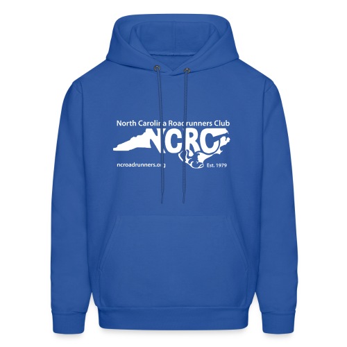 NCRC White Logo1 - Men's Hoodie