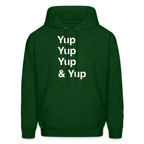 Yup, Yup, Yup & Yup - Men's Hoodie