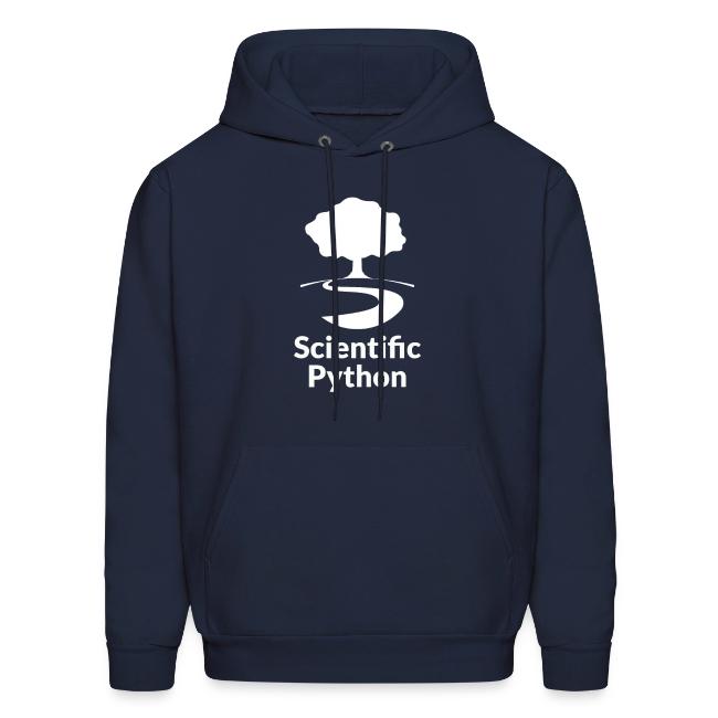 scientific python white logo