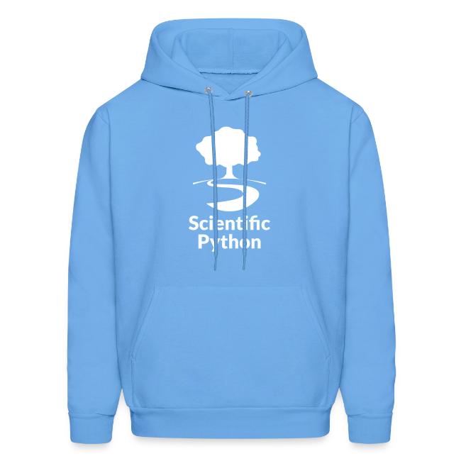 scientific python white logo