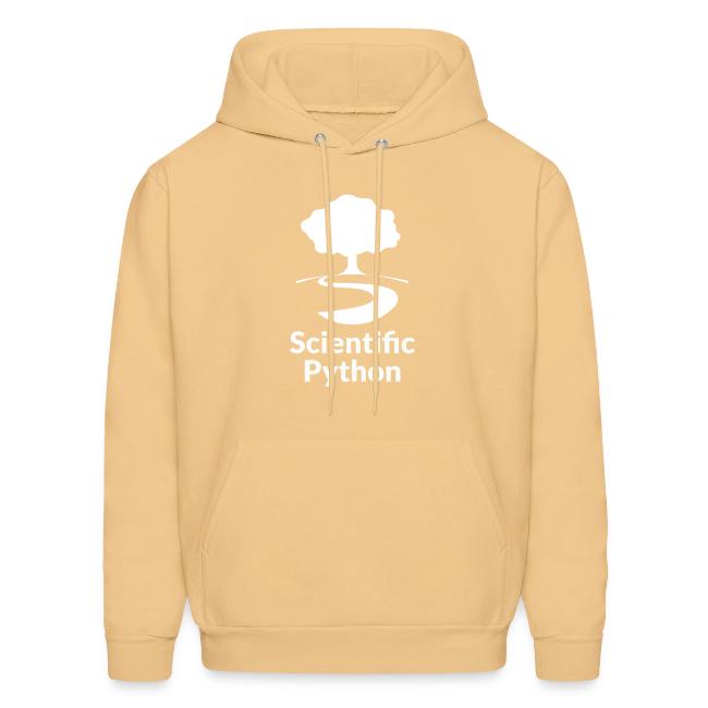 scientific python white logo