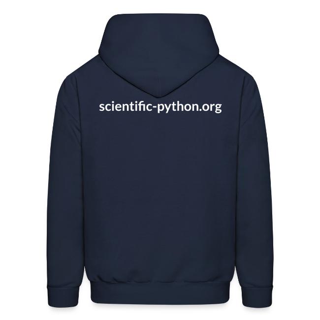 scientific python white logo