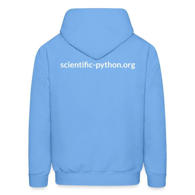 scientific python white logo
