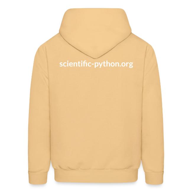 scientific python white logo