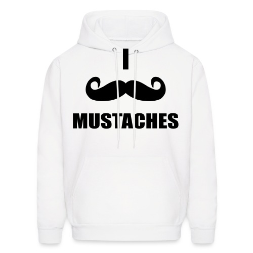 mustache - Men's Hoodie