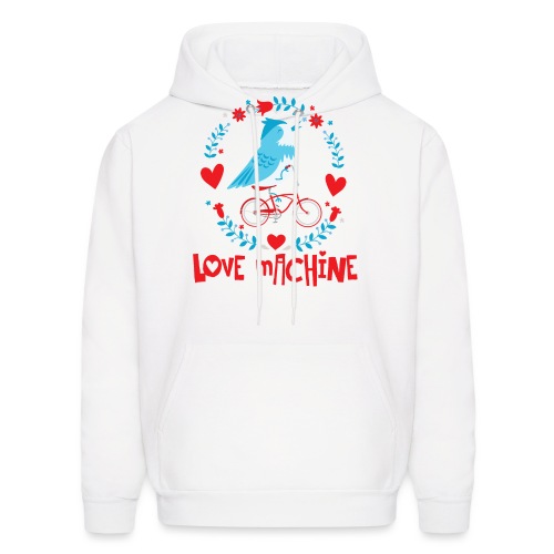 Cute Love Machine Bird - Men's Hoodie