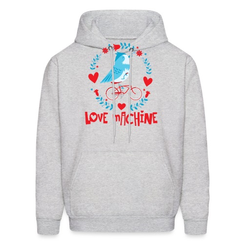 Cute Love Machine Bird - Men's Hoodie