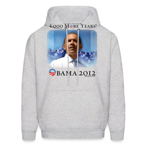 Obama 2012 - 4,000 More Years - Men's Hoodie