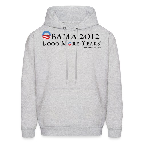 Obama 2012 - 4,000 More Years - Men's Hoodie