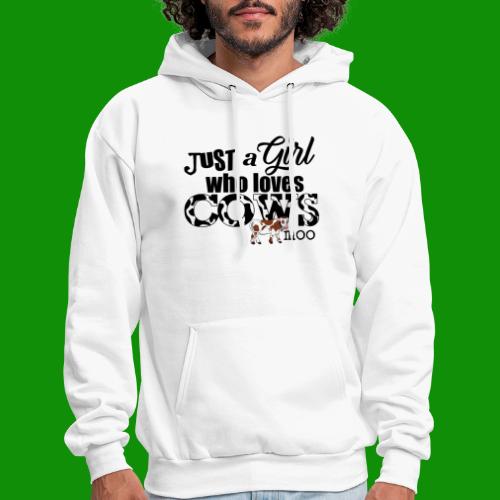 Just a Girl Who Loves Cows - Men's Hoodie