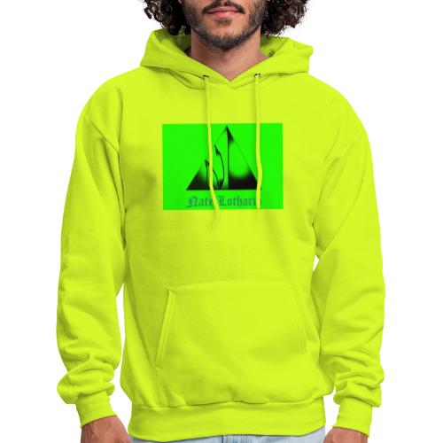 Lime Green Logo - Men's Hoodie
