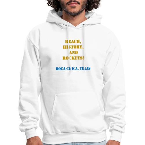 Beach, History and Rockets - Men's Hoodie