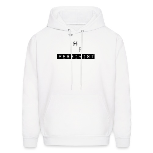 The Pessimist Abstract Design - Men's Hoodie