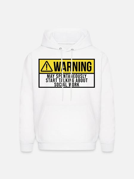 Social Work - Men's Hoodie - white