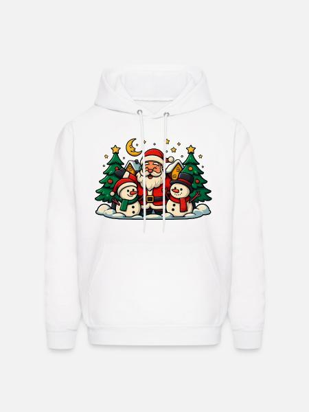 DISEÑO_NAVIDEÑO - Men's Hoodie - white