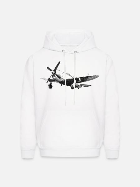 P-47 Thunderbolt - Men's Hoodie - white