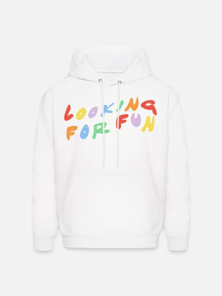 Looking for Fun - Men's Hoodie - white
