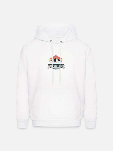 mountain is calling - Men's Hoodie - white