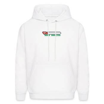 Need Healing - Men's Hoodie - white - Front - Elias (183cm)
