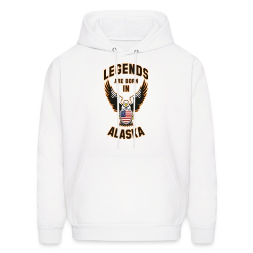 Legends are born in Alaska - Men's Hoodie