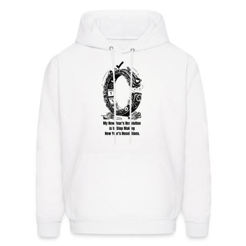 The Resolution Loop - Sarcastic New Year's T-Shirt - Men's Hoodie