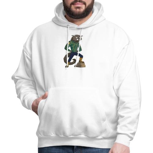 Raccoon Ranger in Neon Armor - Men's Hoodie