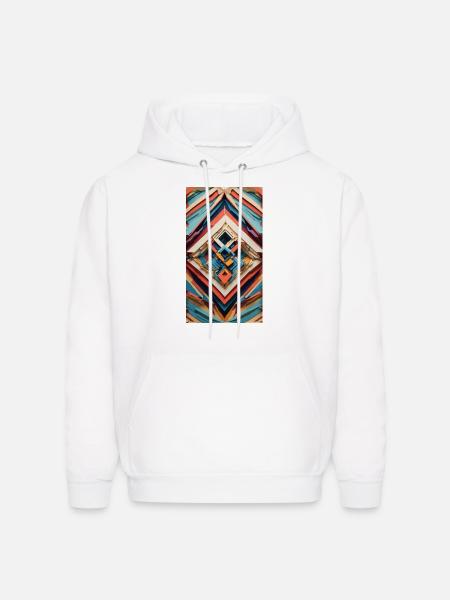 artistic combination - Men's Hoodie - white