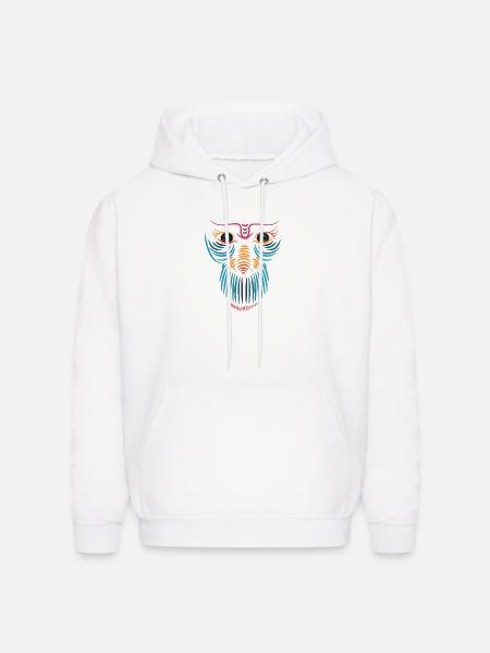 Smile Face - Men's Hoodie - white