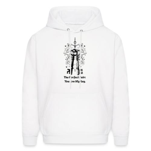 Valentine love keys - Men's Hoodie
