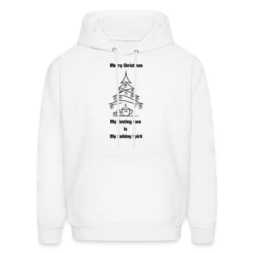 My Resting Face Is My Christmas Spirit T-Shirt - Men's Hoodie