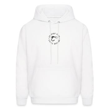 Support Your Local Hooker - Men's Hoodie - white - Front - Elias (183cm)