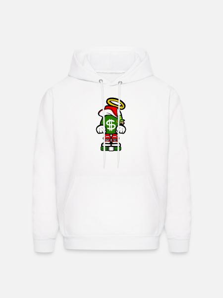 money - Men's Hoodie - white