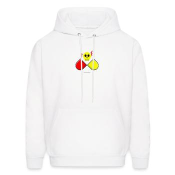 Cool pill - Men's Hoodie - white - Front - Elias (183cm)