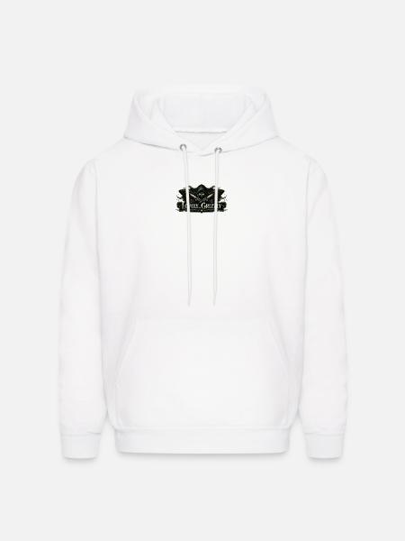 Lovely Grizzly Twitch Logo - Men's Hoodie - white