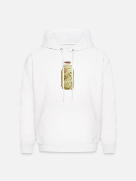 Backrooms Almond Water Original Label - Men's Hoodie - white