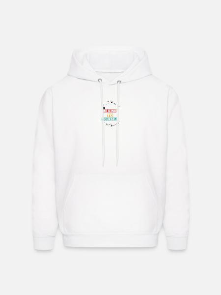 be kind - Men's Hoodie - white