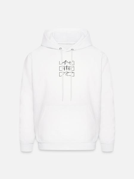 Sketches of Serenity - Men's Hoodie - white